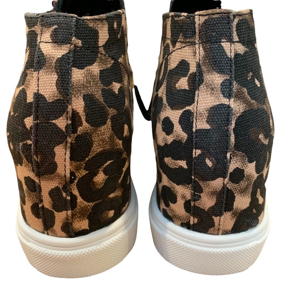 Madden Girl Cheetah Zip-up Ankle Shoes 7.5 - Picture 5 of 11